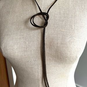 Unique ZIPPER necklace - style it many ways